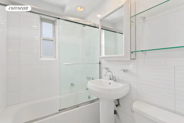 New York City Real Estate | View 200 Congress Street, 4B | updated all-white bath | View 7