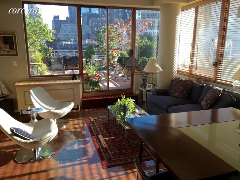 New York City Real Estate | View 393 West 49th Street, 7S | 1 Bed, 1 Bath | View 1