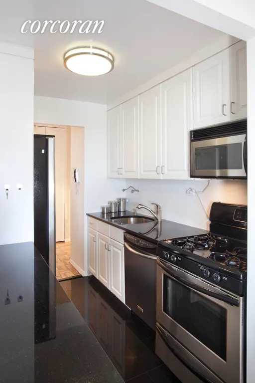 New York City Real Estate | View 1601 Third Avenue, 28H | Renovated Kitchen with Granite Counters | View 2