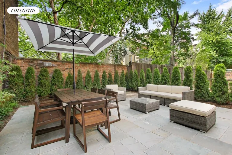 New York City Real Estate | View 27 Monroe Place | Rear garden/patio | View 8