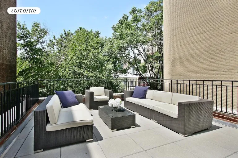 New York City Real Estate | View 27 Monroe Place | Fourth floor terrace | View 20
