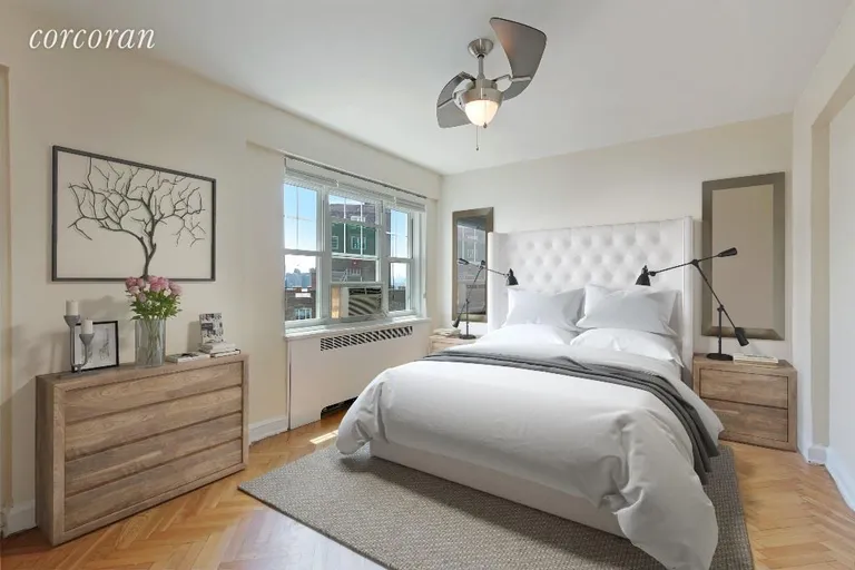 New York City Real Estate | View 140 Cabrini Boulevard, 133 | King Size Bedroom - virtually staged | View 5