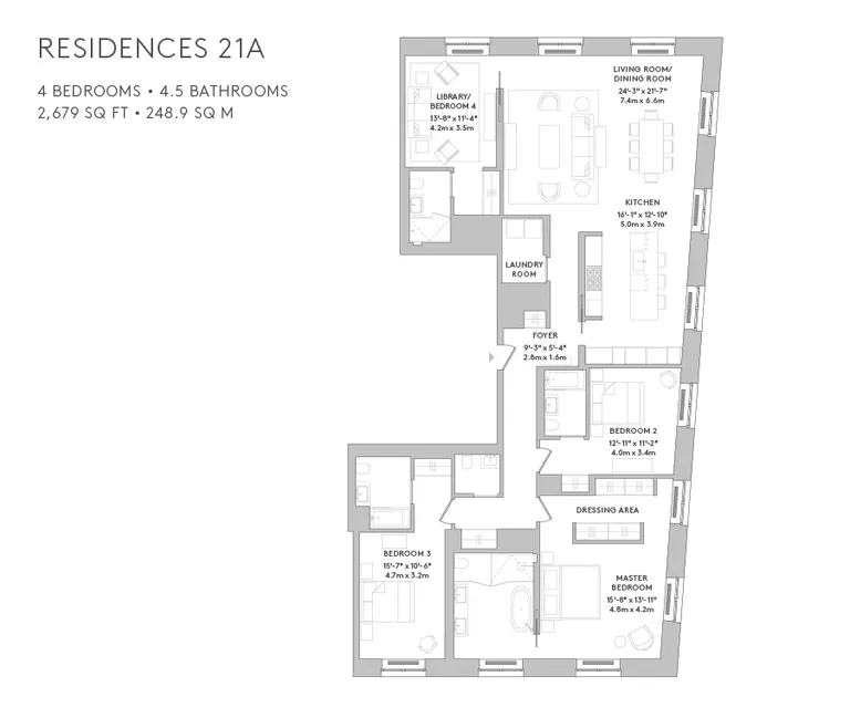 21 East 12th Street, 21A | floorplan | View 4