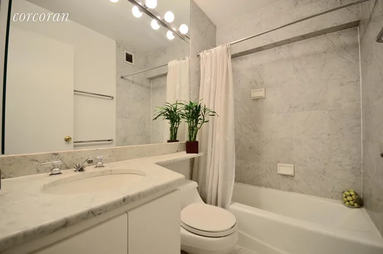 New York City Real Estate | View 45 East 25th Street, 14D | Carrara marble bathroom! | View 8