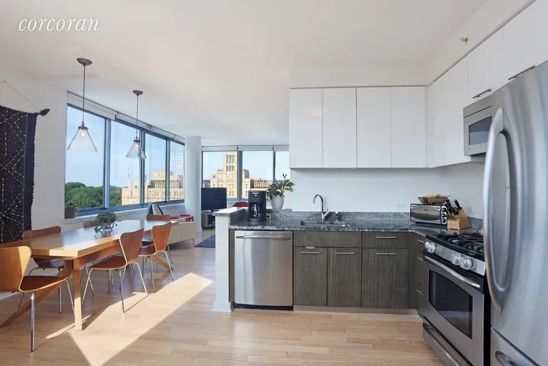 New York City Real Estate | View 230 Ashland Place, 15A | Eat-in Windowed Kitchen | View 2