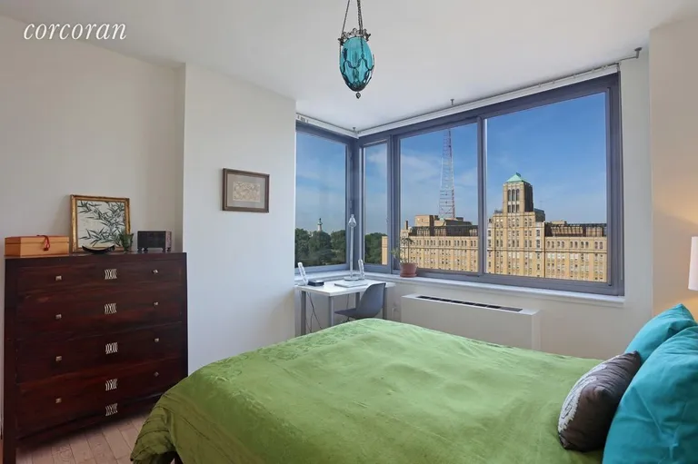 New York City Real Estate | View 230 Ashland Place, 15A | Well-Lit Master Bedroom with En-Suite Bathroom | View 3