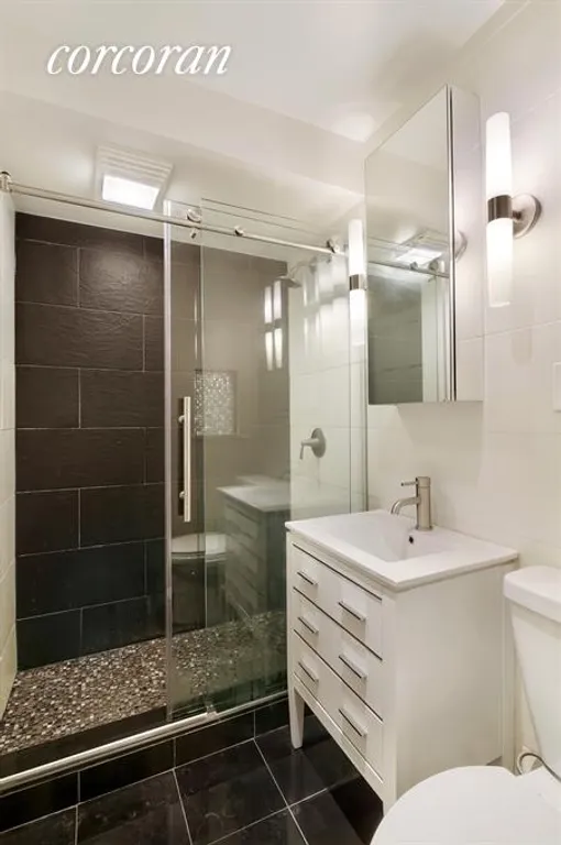 New York City Real Estate | View 2 South Oxford Street, Garden | Stunning bathroom with high-end finishes | View 4