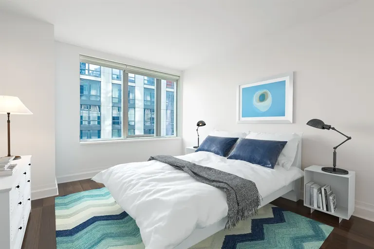 New York City Real Estate | View 50 Riverside Boulevard, 5E | Well-proportioned 2nd bedroom with double closet | View 8