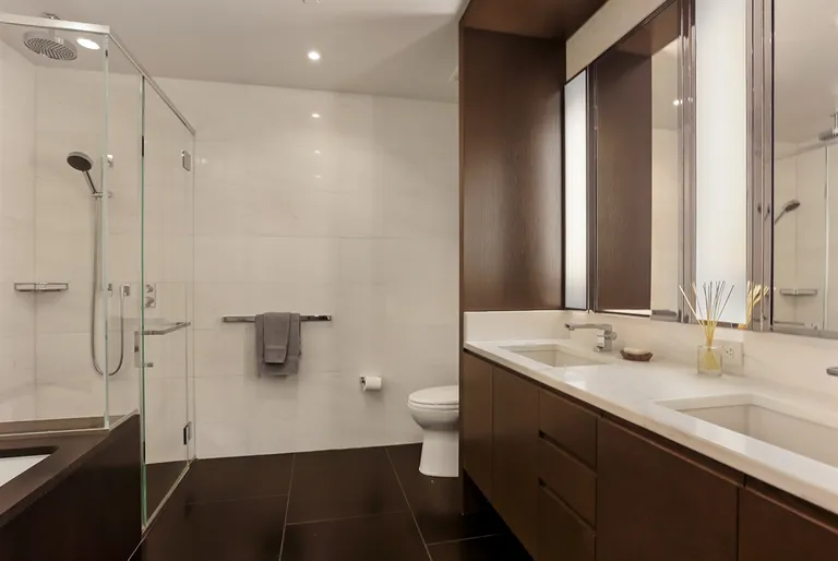 New York City Real Estate | View 50 Riverside Boulevard, 5E | Spa-like en-suite Master Bathroom | View 6