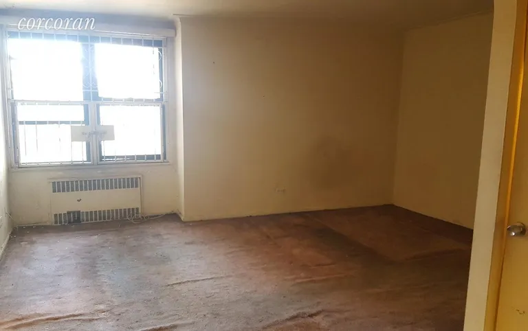New York City Real Estate | View 110 Ocean Parkway, 3J | Living/Sleeping area with large window | View 5
