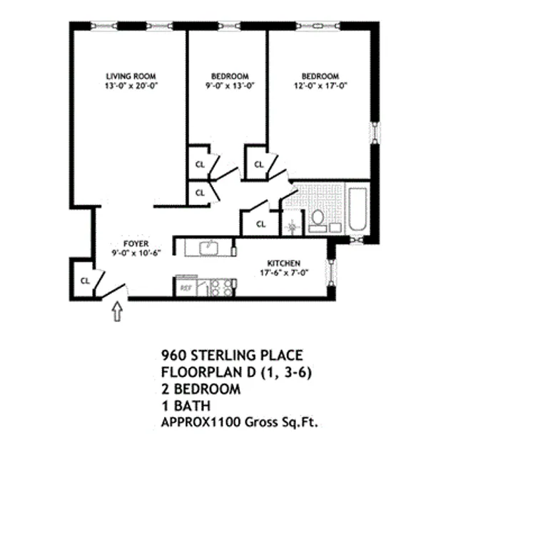 960 Sterling Place, 3D | floorplan | View 7