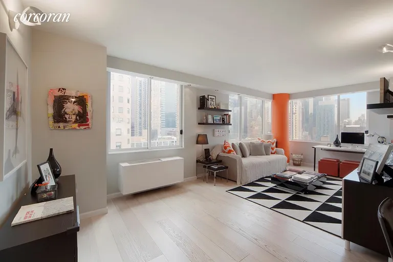 New York City Real Estate | View 350 West 50th Street, 20B | 2 Beds, 2 Baths | View 1