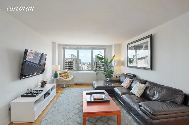 New York City Real Estate | View 301 East 79th Street, 33H | Northern Views from your Living Room | View 3