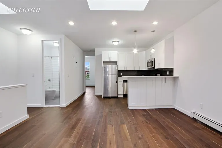 New York City Real Estate | View 224 Weirfield Street, 3 | Living Room / Dining Room | View 7