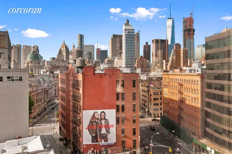 New York City Real Estate | View 225 Lafayette Street, 9-A | Wide open  views of SoHo and downtown | View 2