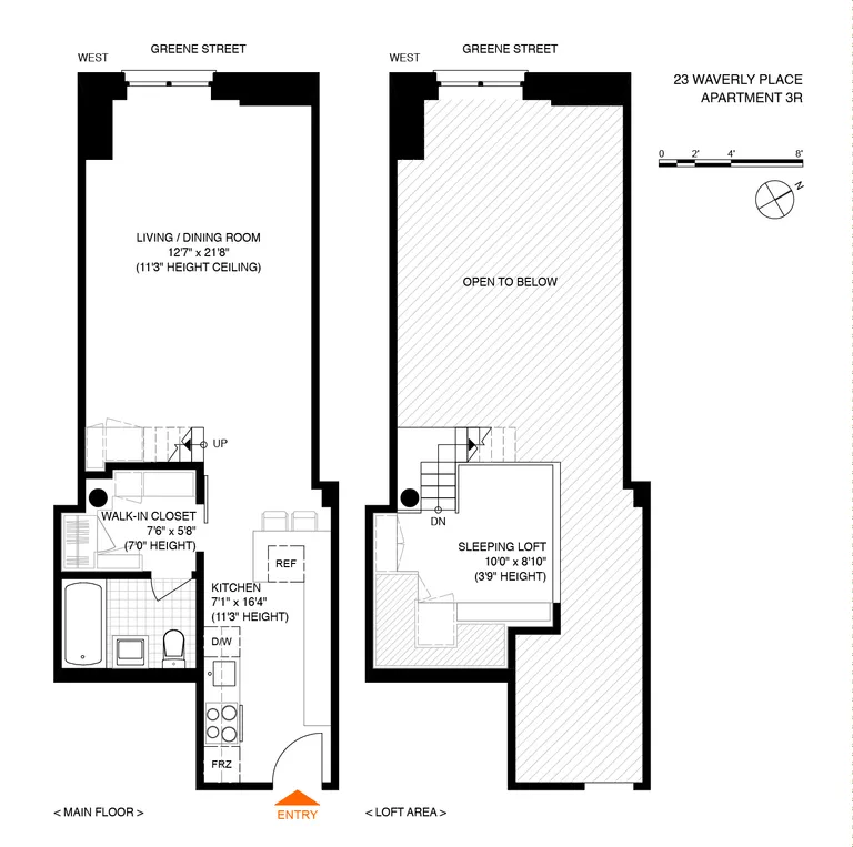 23 Waverly Place, 3R | floorplan | View 5