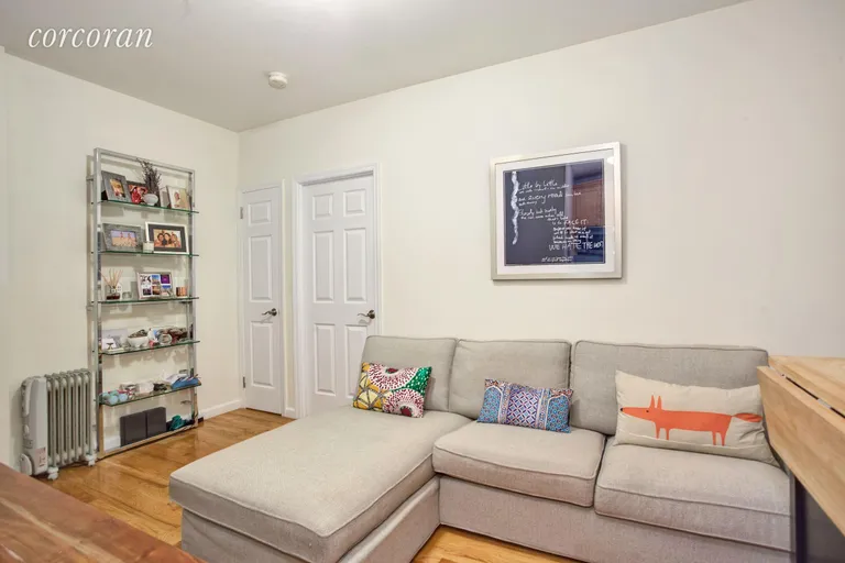 New York City Real Estate | View 283 Mott Street, 1R | Living room with high ceilings 
 | View 2