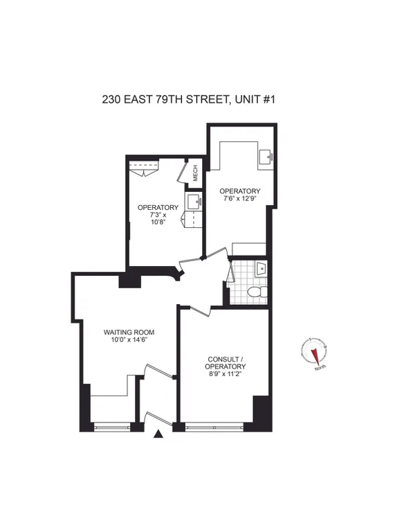 230 East 79th Street, 1 | floorplan | View 5