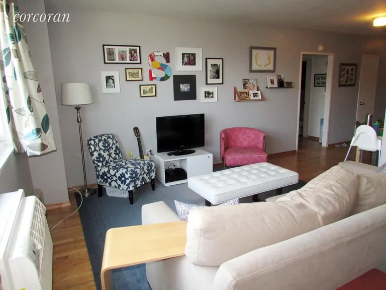 New York City Real Estate | View 191 Willoughby Street, 14D | Spacious Living Room | View 2