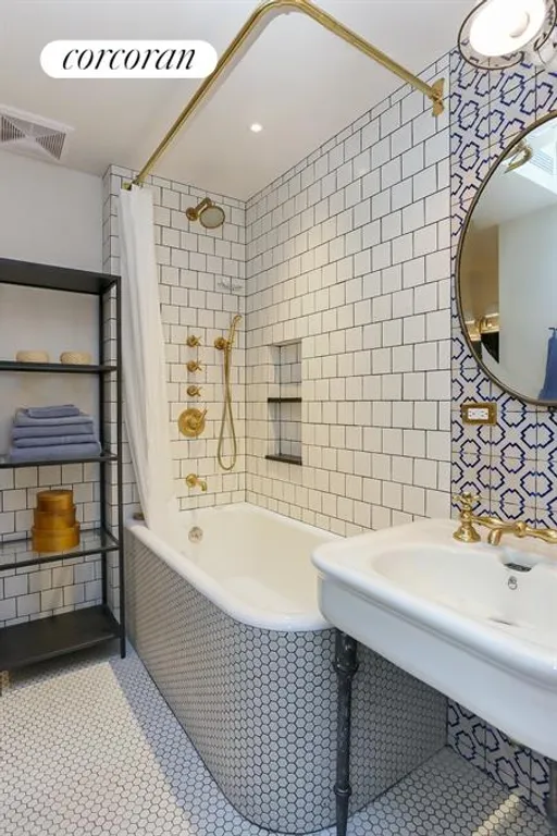 New York City Real Estate | View 1 Warren Place | Master Bathroom | View 8