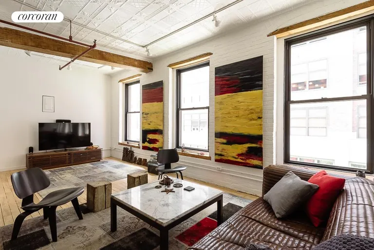 New York City Real Estate | View 325 West 16th Street, 4W | South Facing Living Room | View 4