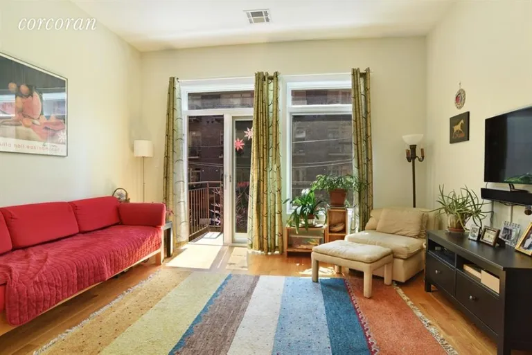 New York City Real Estate | View 142 Clifton Place, 1-B | bedroom utilized as family room | View 4
