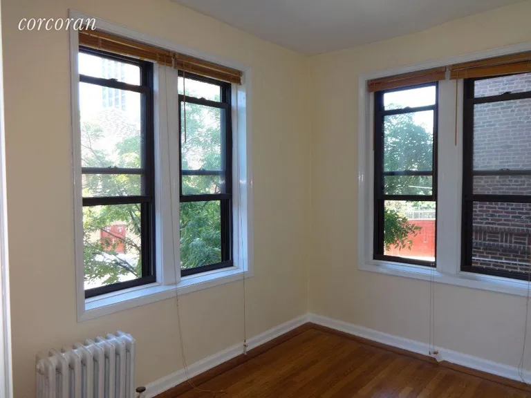 New York City Real Estate | View 762 Brady Avenue, 228 | 2nd Bedroom Corner windows | View 11