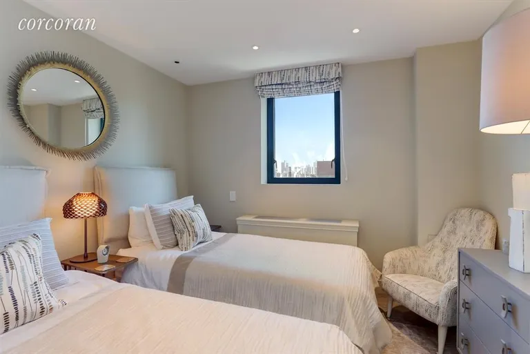 New York City Real Estate | View 190 East 72nd Street, 21B | 2nd Bedroom with twin beds | View 6