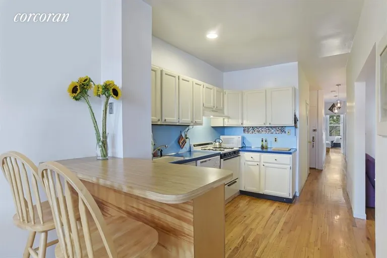 New York City Real Estate | View 130 Prospect Place, 3 | Open to living room.... | View 2