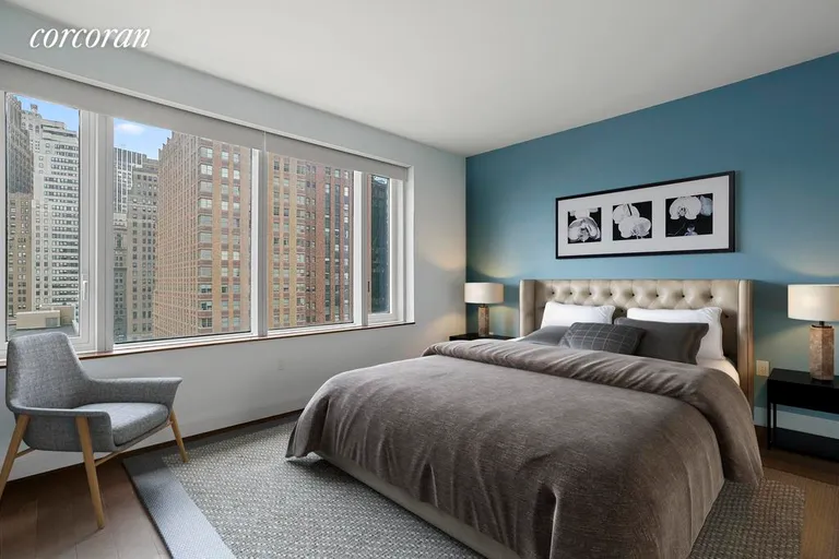 New York City Real Estate | View 70 Little West Street, 12A | A Massive Master Bedroom | View 3