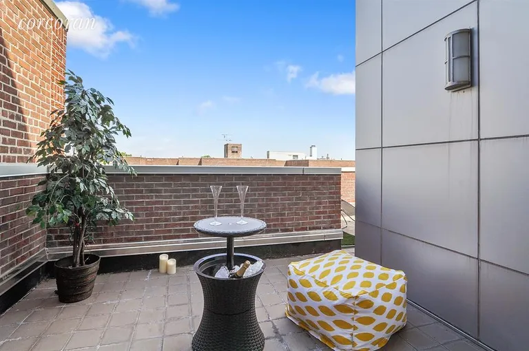 New York City Real Estate | View 1138 Ocean Avenue, 7C | Private Terrace off the Master bedroom | View 7