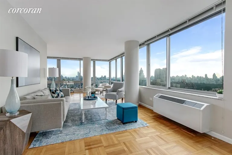 New York City Real Estate | View 111 West 67th Street, 30E | Living Room | View 2