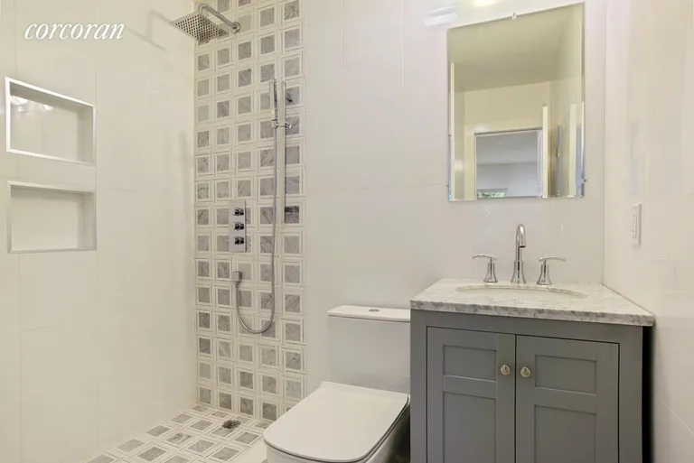 New York City Real Estate | View 704A Evergreen Avenue, Garden | Master Bathroom  | View 3