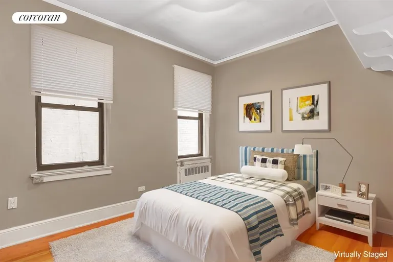 New York City Real Estate | View 407 Central Park West, 4C | Second bedroom has two windows and two closets | View 6