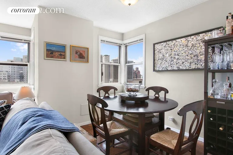 New York City Real Estate | View 77 East 12th Street, 16J | Corner Dining Room or Office Alcove  with window | View 3