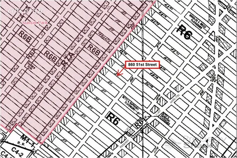 New York City Real Estate | View 860 51st Street | Zoning Map | View 4