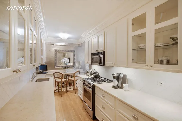 New York City Real Estate | View 45 Sutton Place South, 11I | Eat-In Kitchen with window | View 2