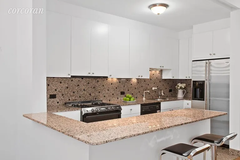 New York City Real Estate | View 141 West 13th Street, 104 | Open kitchen with breakfast bar | View 6