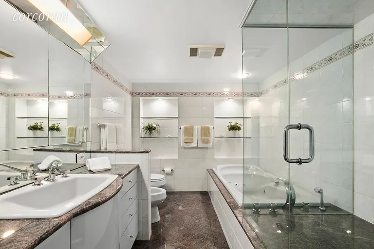New York City Real Estate | View 141 West 13th Street, 104 | 5 piece en suite master bathroom | View 8