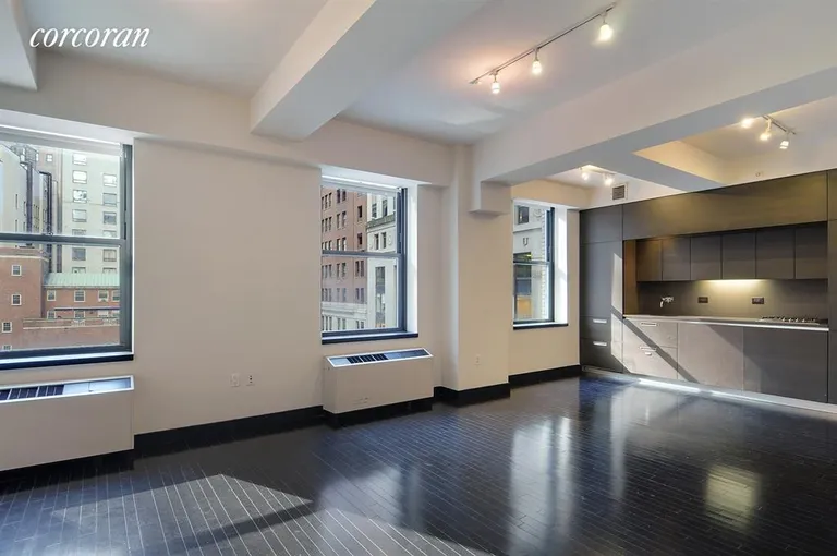 New York City Real Estate | View 20 Pine Street, 502 | Kitchen / Living Room | View 8
