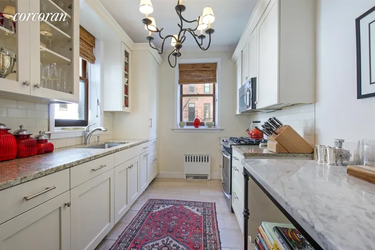 New York City Real Estate | View 7 East 81st Street, 3 | Windowed Eat -in Kitchen | View 3