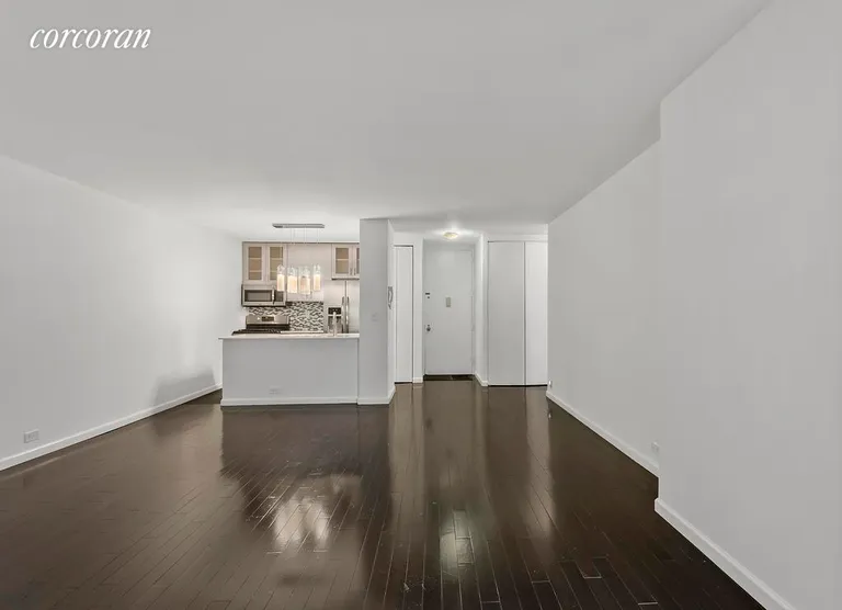 New York City Real Estate | View 393 West 49th Street, 4GG | 1 Bed, 1 Bath | View 1