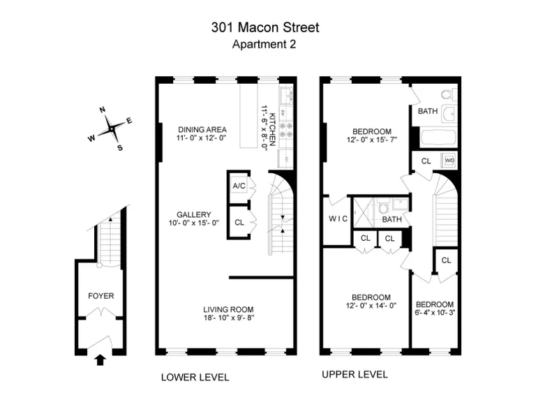 301 Macon Street, 2 | floorplan | View 7