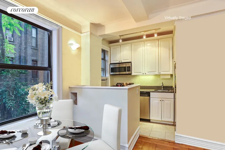 New York City Real Estate | View 107 West 86th Street, 2D | Opened windowed Chef's Kitchen | View 2