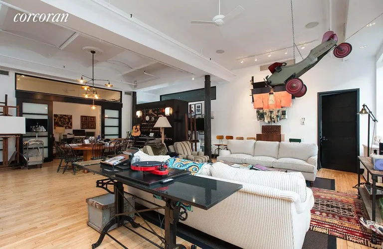 New York City Real Estate | View 565 Broadway, 5W | Open Living-Dining area | View 7