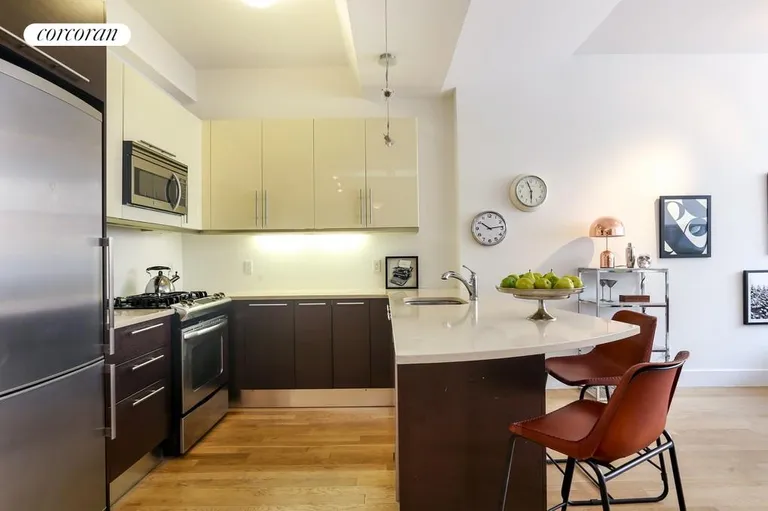 New York City Real Estate | View 29 South 3rd Street, 1A | Open Kitchen with Tons  of Storage & Counter Space | View 2