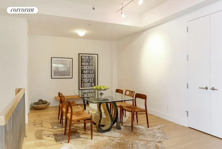New York City Real Estate | View 29 South 3rd Street, 1A | Dining Room Area measuring 21.2'x11.4' | View 3