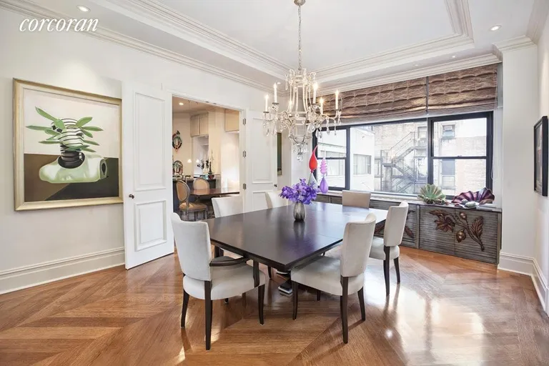 New York City Real Estate | View 785 Fifth Avenue, 10C | Formal Dining Room | View 6