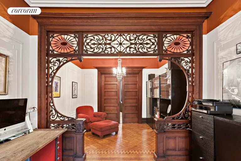 New York City Real Estate | View 214 Lincoln Road | Intricate woodwork | View 3