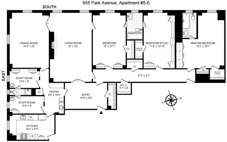 655 Park Avenue, 5E | floorplan | View 7